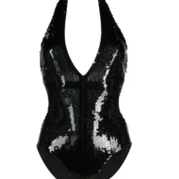 Alexandre Vauthier
sequin-design plunging-neck bodysuit - Picture 4 of 4